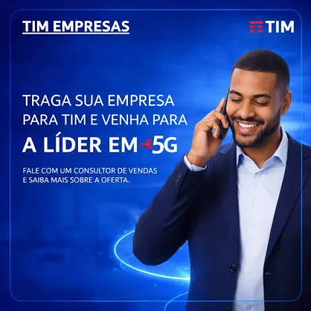 TIM Empresas - traga sua empresa para a líder em 5G